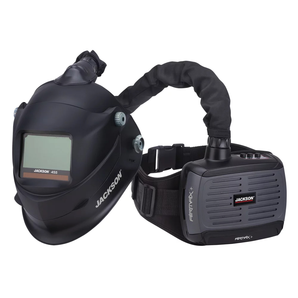 Système de filtration motorisé et ventilé AIRMAX+ avec Cagoule TRANSLIGHT FLIP 455