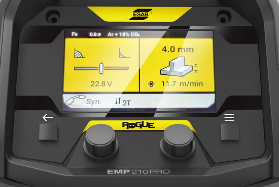 Poste MIG-TIG-MMA ESAB "Rogue EM 210 PRO" 230V
