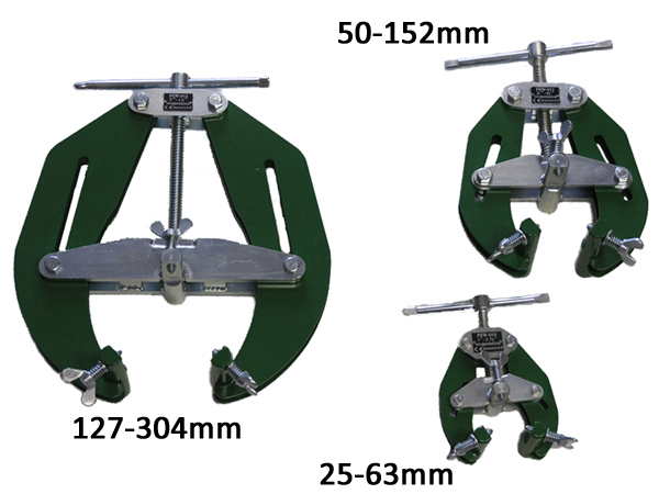 Clamp extérieur JAW, plage réglage 50,8 à 152,4 mm (2  à 6 )