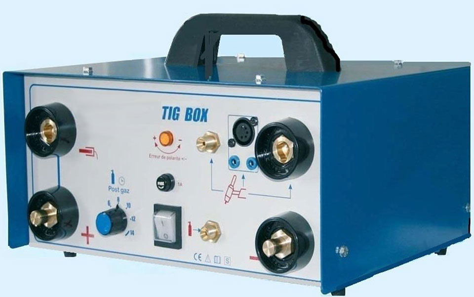 Coffret TIG BOX DC HF ALIMENTATION 230 VAC