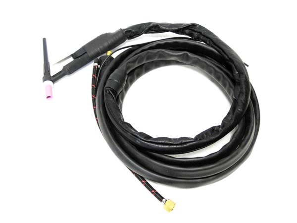 Torche TIG SR 9 Gaz, à lamelle, 95A-125A, manchette cuir