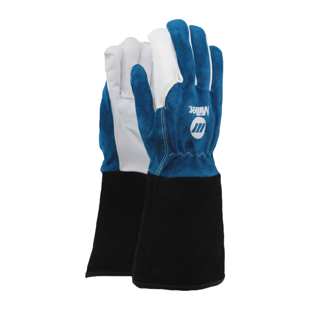 Gants Soudeur TIG MILLER, cuir pleine fleur de chèvre avec manchette
