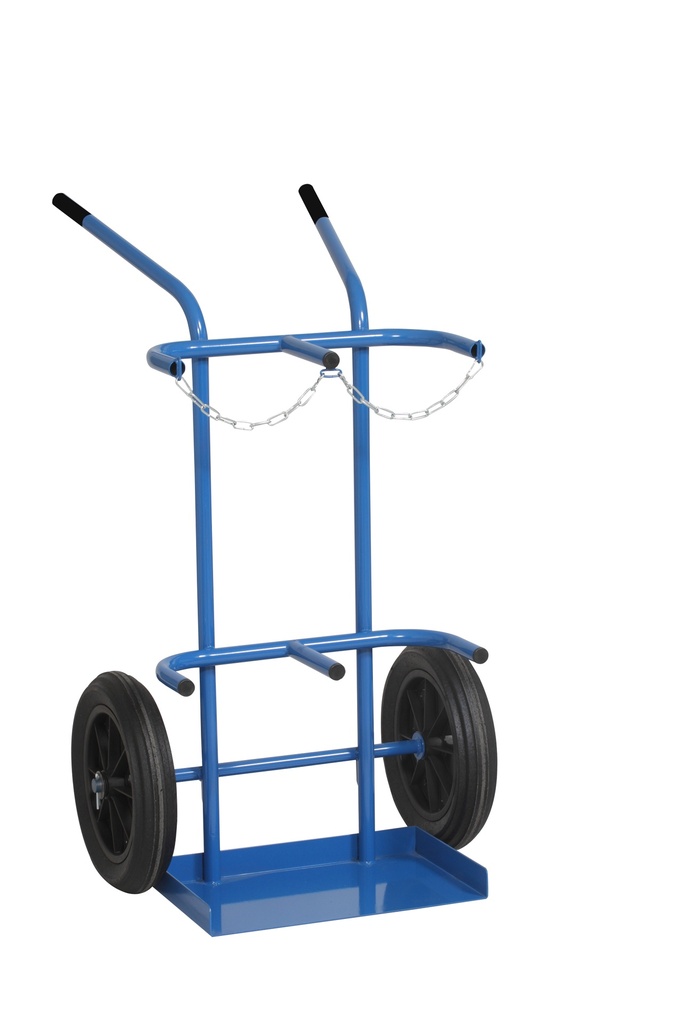 Chariot porte-bouteilles Flamme sur roues B50 (2x10m³)