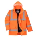 Parka HV 5 en 1 "PREVENTION" avec Gilet froid et Manches amovibles