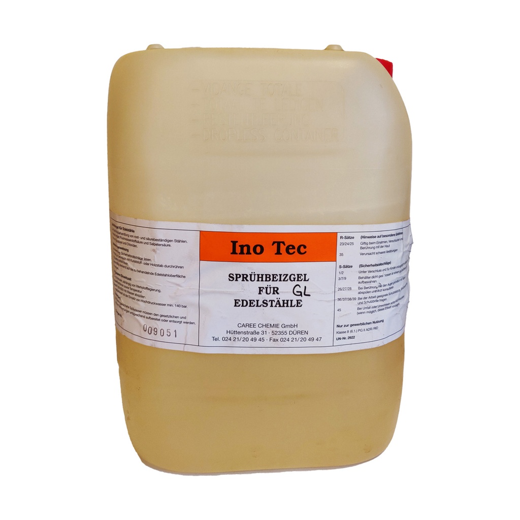 Gel de pulvérisation standard, décapage INOX