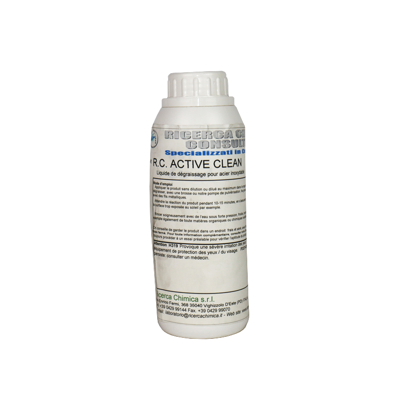 Liquide dégraissant INOX Non Toxique "RC ACTIVE CLEAN"