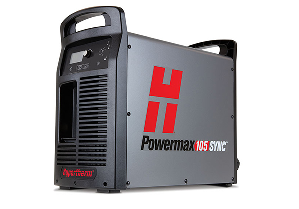 Plasma HYPERTHERM Powermax 105 SYNC 400 V Torche manuelle 75° Longueur 7.50m