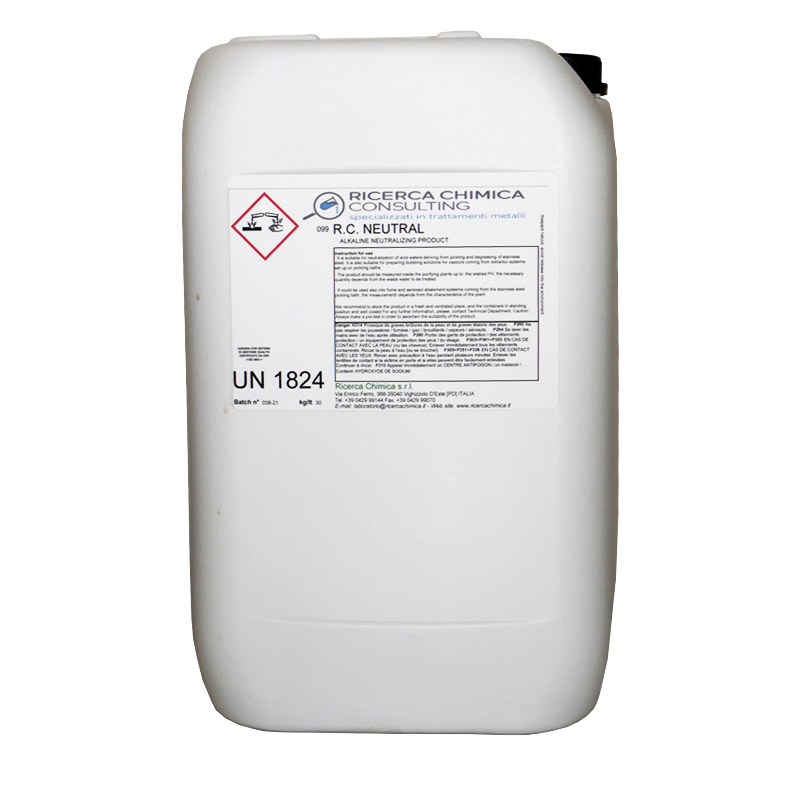 Produit de Neutralisation Bain de décapage & Eau de rinçage