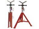 Trépied Pieds Repliables, Hauteur Réglable,  Tête en V 1600 kg