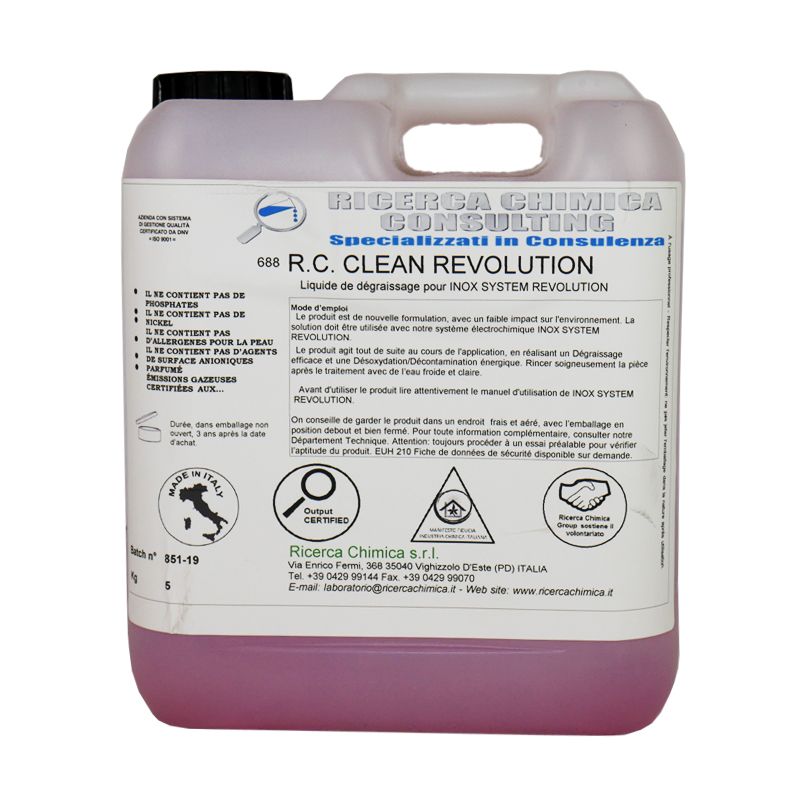 Electrolyte de dégraissage "RC CLEAN REVOLUTION"