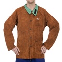 Veste de soudeur Cuir tout croûte de bovin avec dos en proban